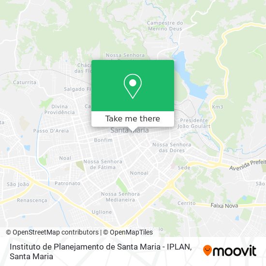 Instituto de Planejamento de Santa Maria - IPLAN map