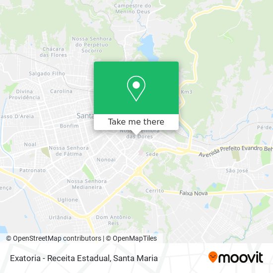 Exatoria - Receita Estadual map