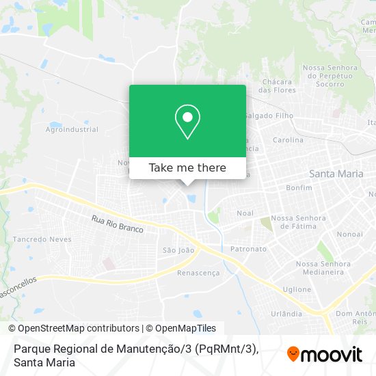 Mapa Parque Regional de Manutenção / 3 (PqRMnt / 3)