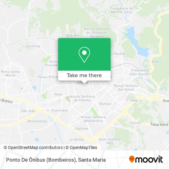 Ponto De Ônibus (Bombeiros) map