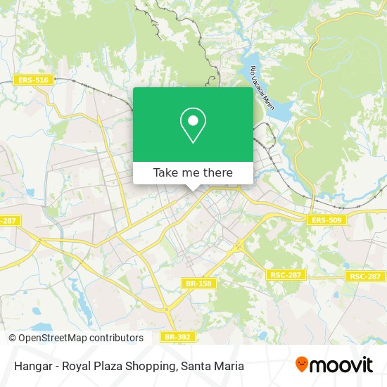 Mapa Hangar - Royal Plaza Shopping
