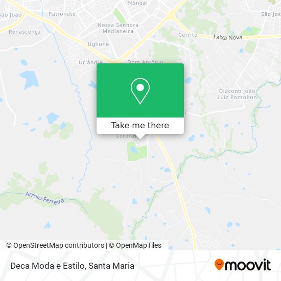 Deca Moda e Estilo map