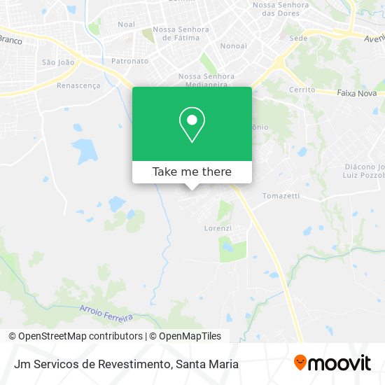 Jm Servicos de Revestimento map