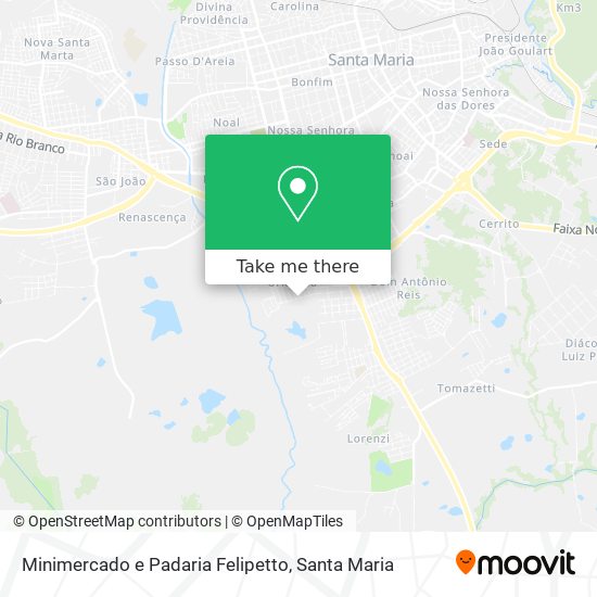 Minimercado e Padaria Felipetto map