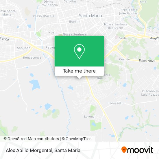 Alex Abilio Morgental map