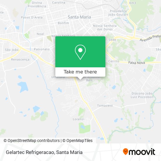 Gelartec Refrigeracao map