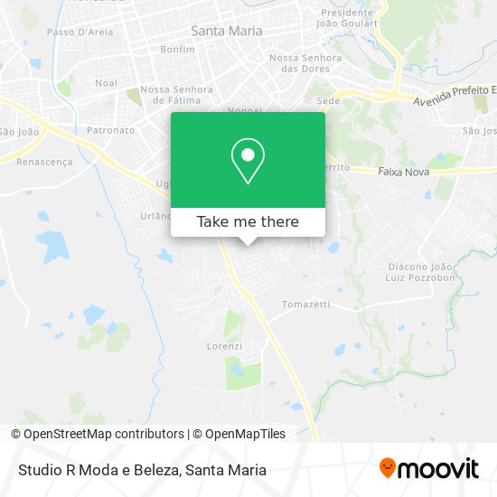 Mapa Studio R Moda e Beleza