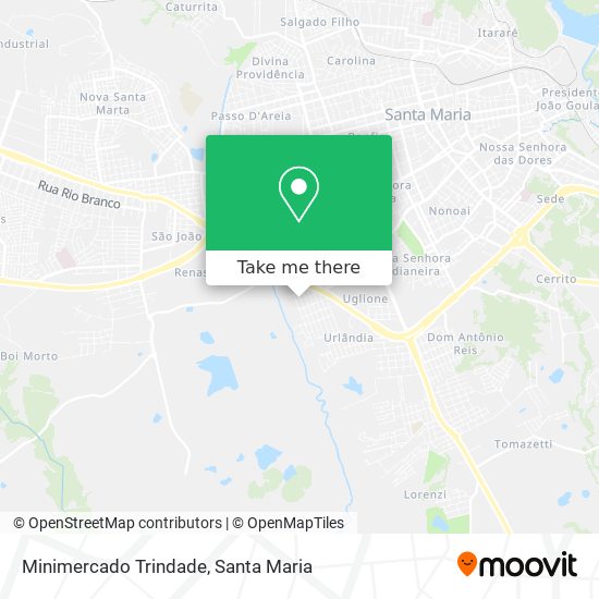 Minimercado Trindade map