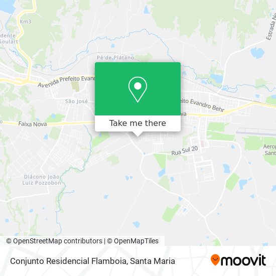 Conjunto Residencial Flamboia map