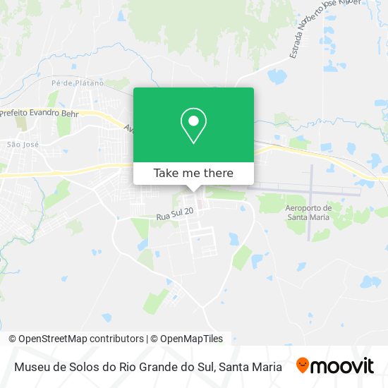 Museu de Solos do Rio Grande do Sul map