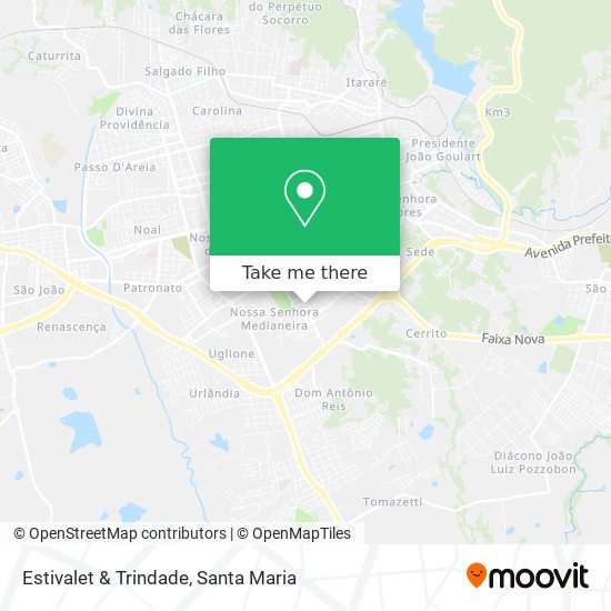 Estivalet & Trindade map