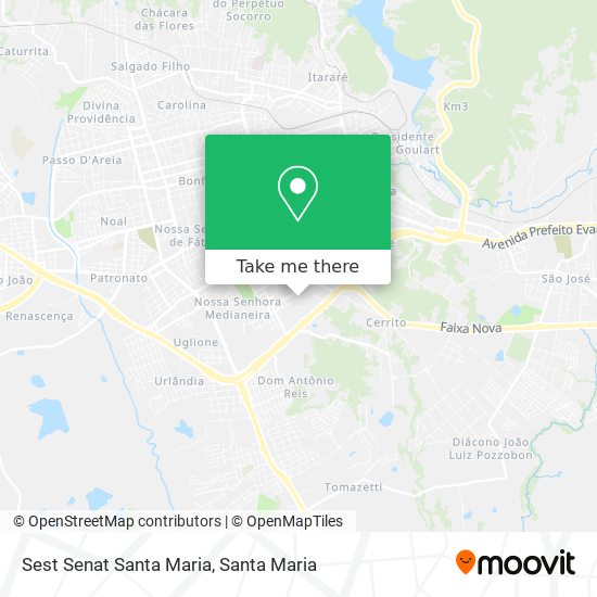 Sest Senat Santa Maria map