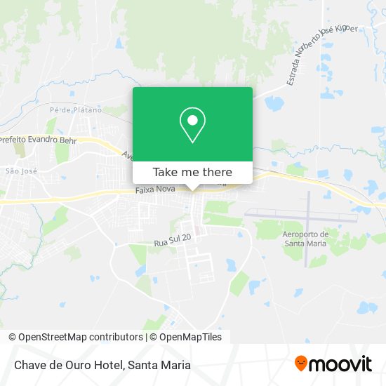Chave de Ouro Hotel map