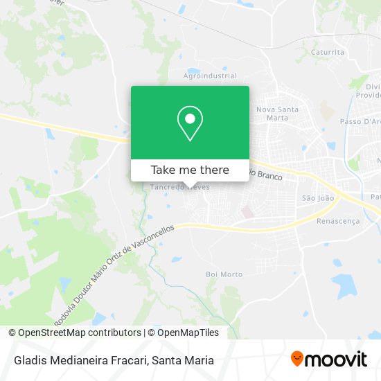 Gladis Medianeira Fracari map