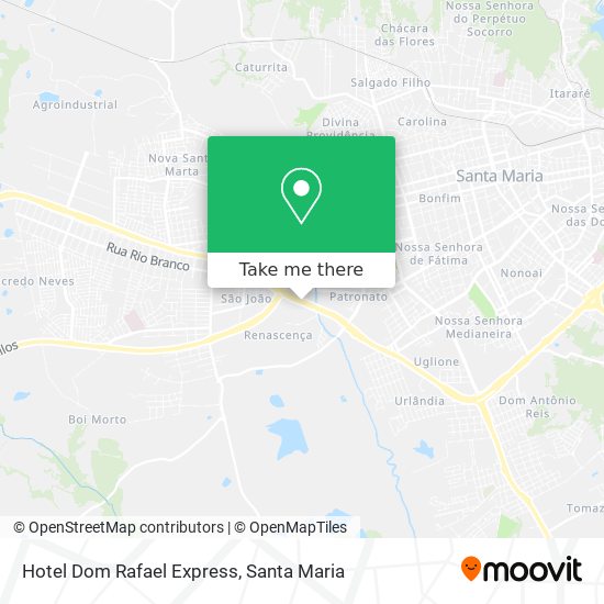 Hotel Dom Rafael Express map