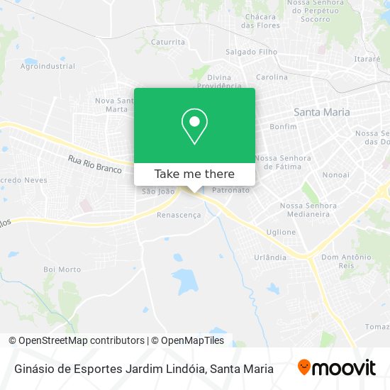 Ginásio de Esportes Jardim Lindóia map