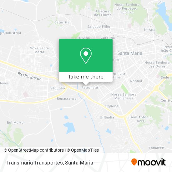 Transmaria Transportes map