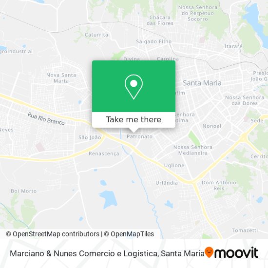 Marciano & Nunes Comercio e Logistica map