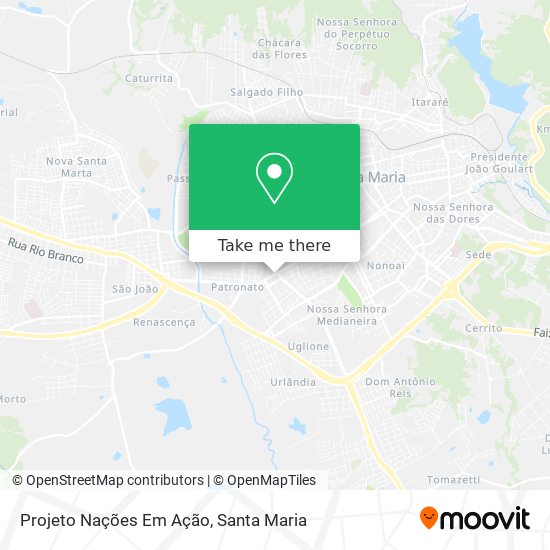 Projeto Nações Em Ação map