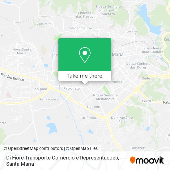 Di Fiore Transporte Comercio e Representacoes map