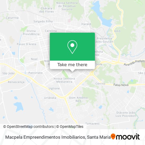 Mapa Macpela Empreendimentos Imobiliarios