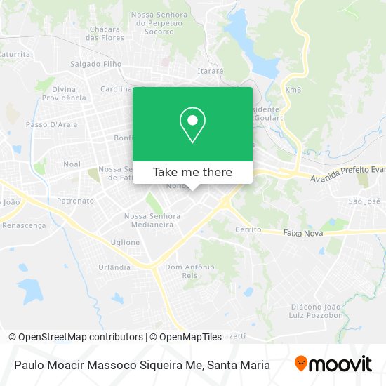 Paulo Moacir Massoco Siqueira Me map