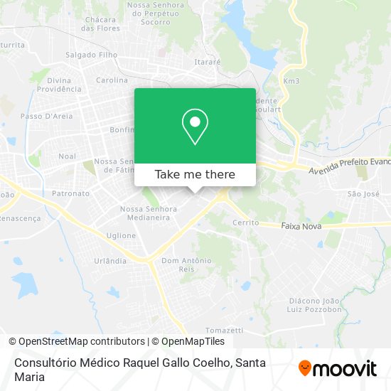 Consultório Médico Raquel Gallo Coelho map