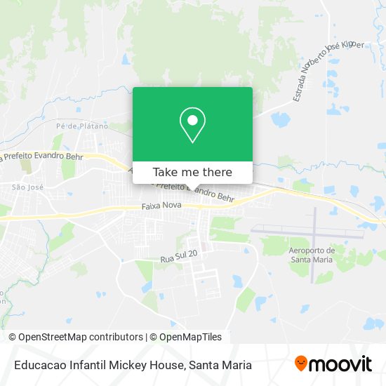 Educacao Infantil Mickey House map