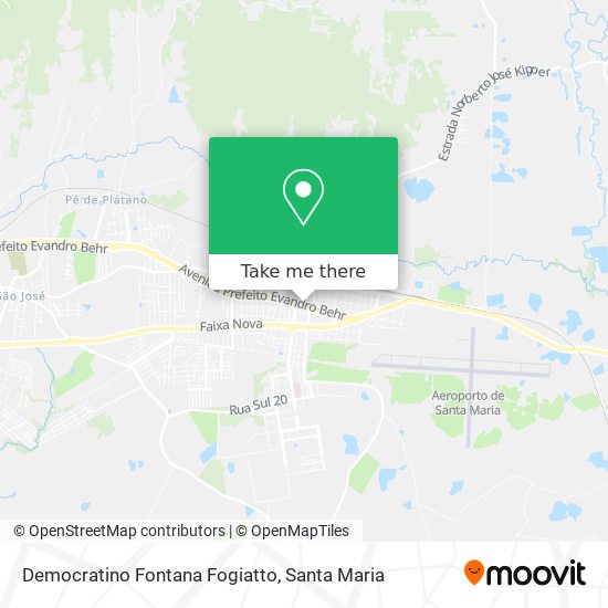 Democratino Fontana Fogiatto map