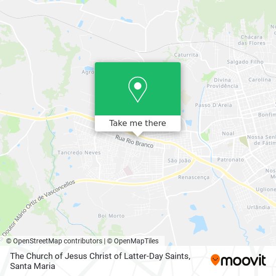 The Church of Jesus Christ of Latter-Day Saints map