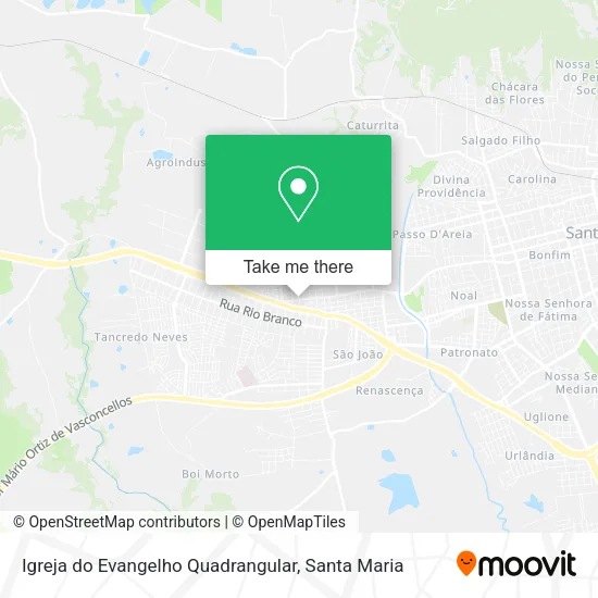 Igreja do Evangelho Quadrangular map