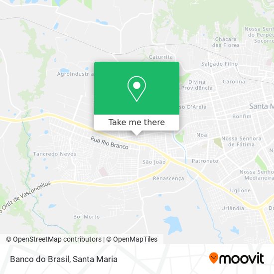 Banco do Brasil map