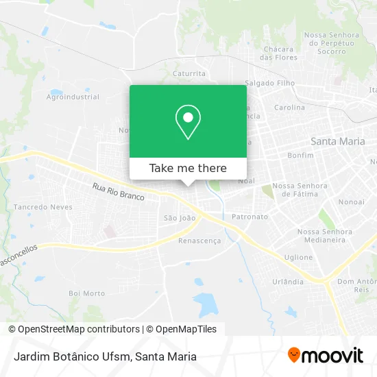 Jardim Botânico Ufsm map