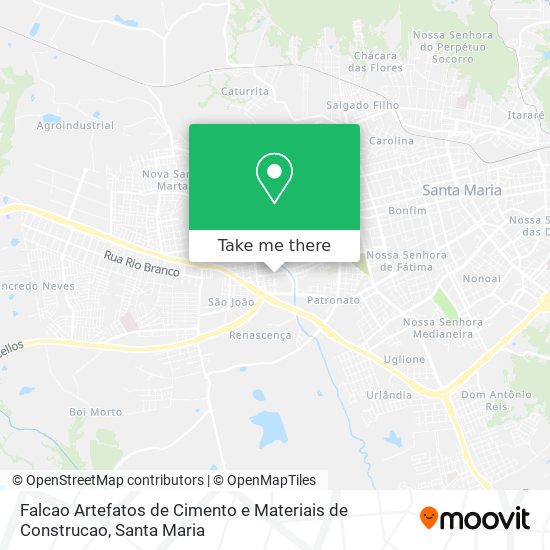 Falcao Artefatos de Cimento e Materiais de Construcao map