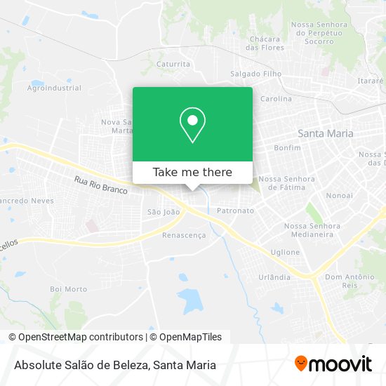 Absolute Salão de Beleza map