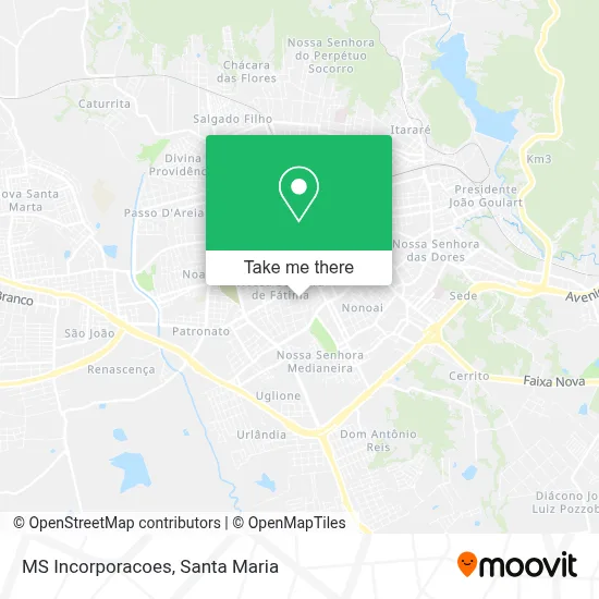 MS Incorporacoes map