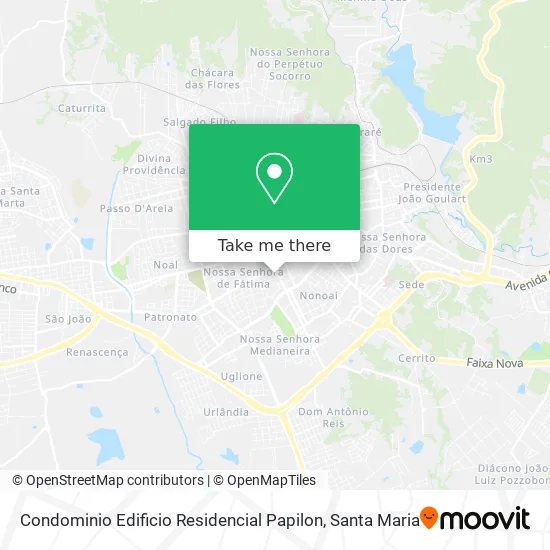 Condominio Edificio Residencial Papilon map
