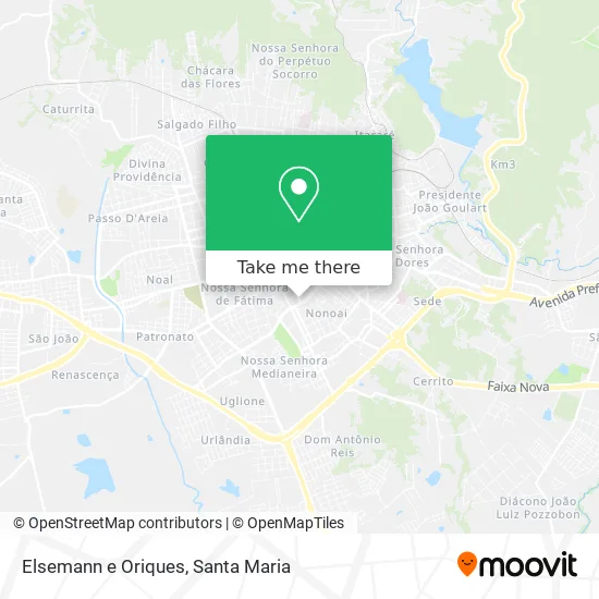 Elsemann e Oriques map