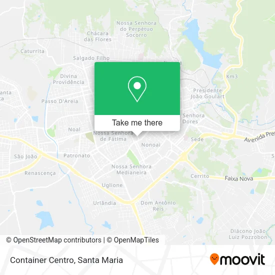 Container Centro map