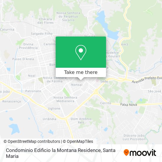 Condominio Edificio la Montana Residence map