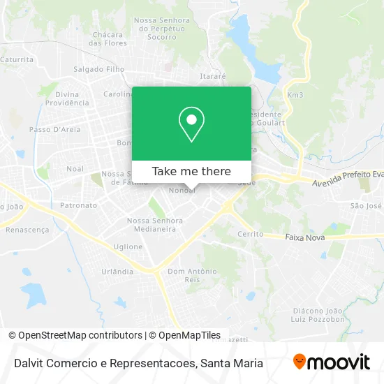 Dalvit Comercio e Representacoes map