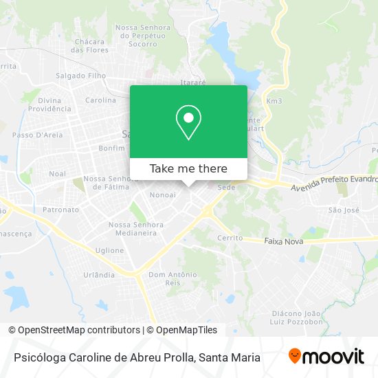 Psicóloga Caroline de Abreu Prolla map