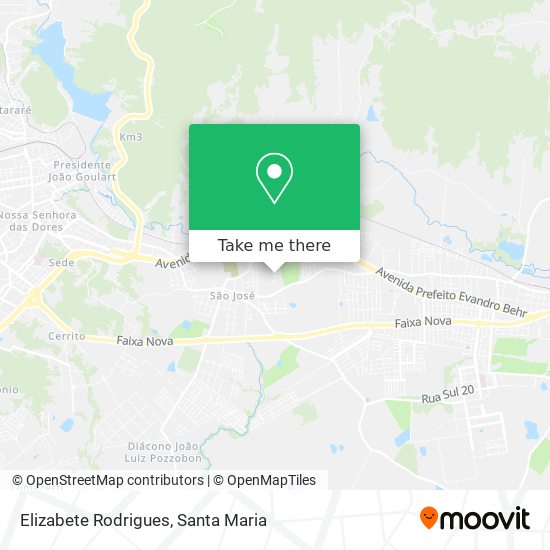 Mapa Elizabete Rodrigues