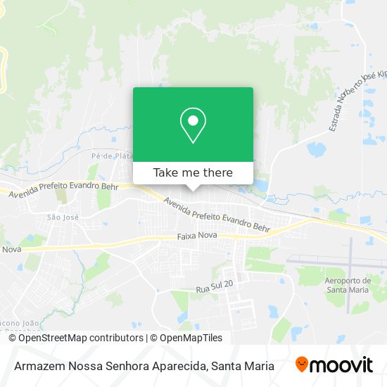 Armazem Nossa Senhora Aparecida map