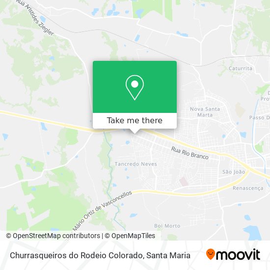Churrasqueiros do Rodeio Colorado map
