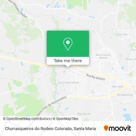 Churrasqueiros do Rodeio Colorado map