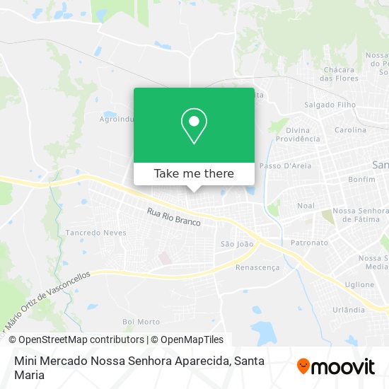 Mapa Mini Mercado Nossa Senhora Aparecida