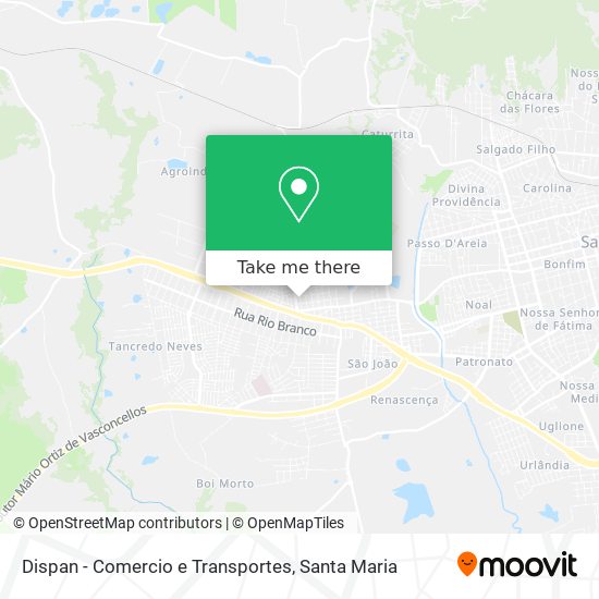 Dispan - Comercio e Transportes map