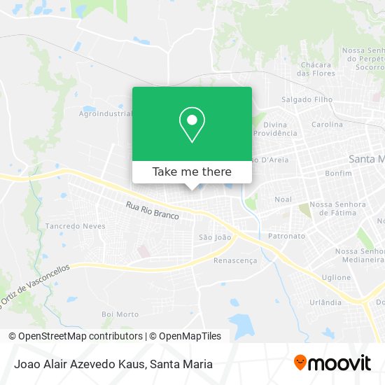 Joao Alair Azevedo Kaus map