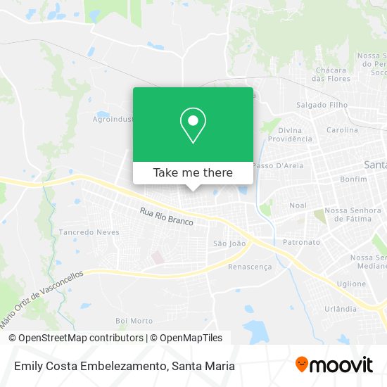 Mapa Emily Costa Embelezamento